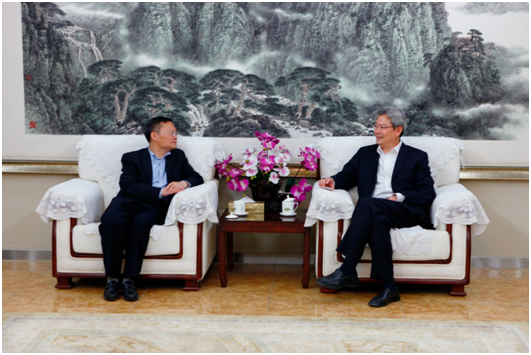 岳陽(yáng)市委書(shū)記胡忠雄走訪中國(guó)化學(xué)工程集團(tuán)公司