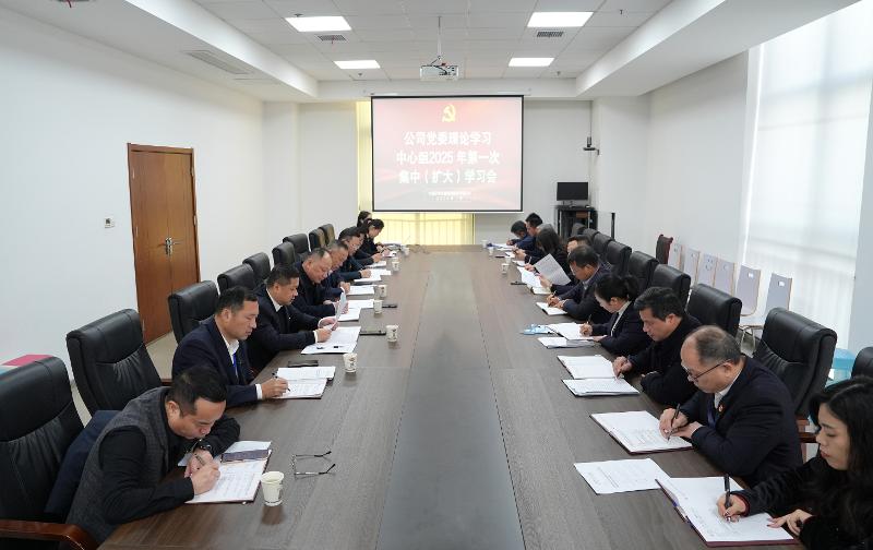 公司黨委舉行理論學習中心組2025年第一次集中(擴大)學習