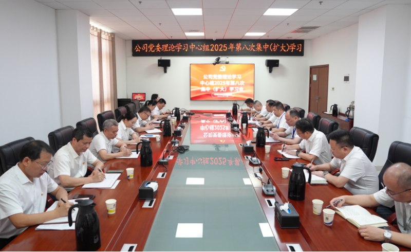 中國(guó)化學(xué)四化建黨委舉行理論學(xué)習(xí)中心組2025年第八次集中(擴(kuò)大)學(xué)習(xí)